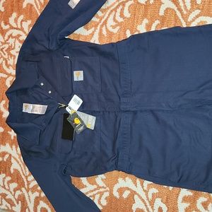 Carhartt Flame-Resistant loose fit twill coverall size 42.